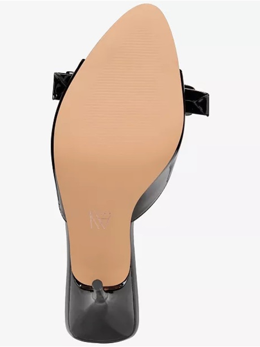 ♥️♥️AAJ By Aminah Womens Giselle Bow Mule Dress Sandals - Black - Picture 5 of 6